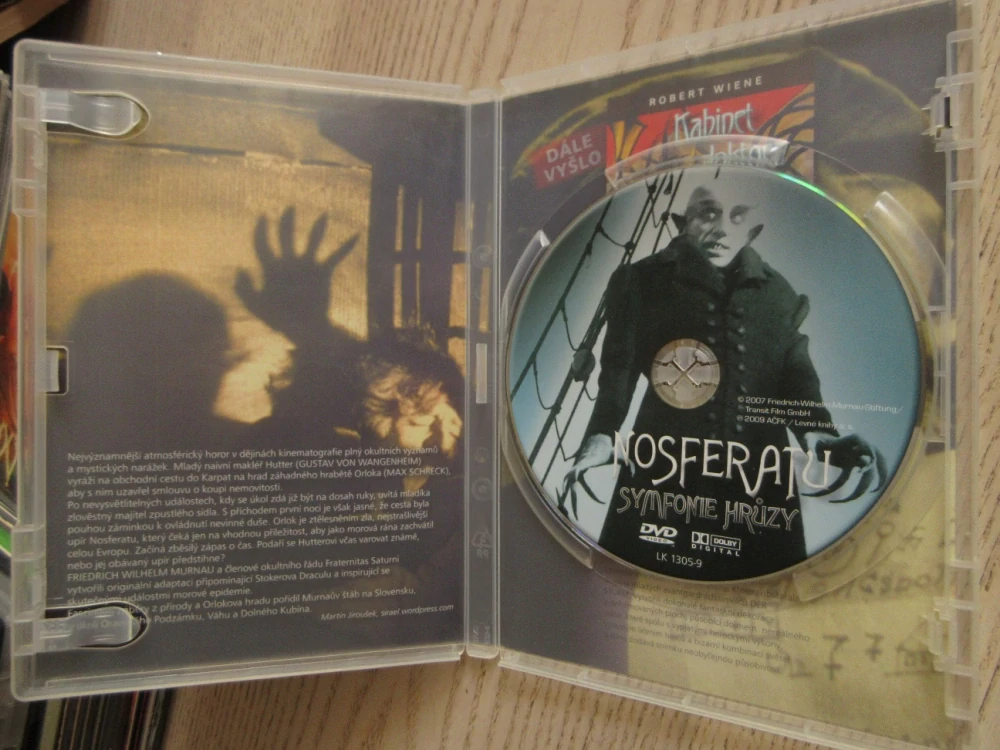 NOSFERATU, M. SCHRECK, R. LANDSHOFF, G. VON WANGENHEIM, DVD FILM