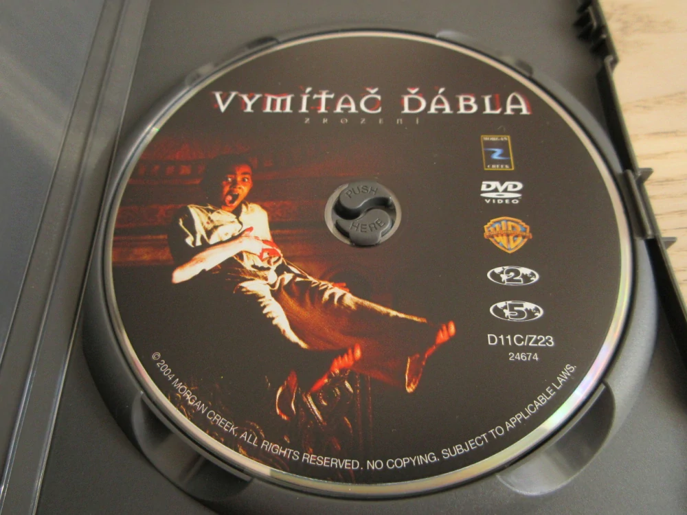 VYMÍTAČ ĎÁBLA ZROZENÍ, I.SCORUPCO, GB OBAL, ČESKÉ DVD FILM