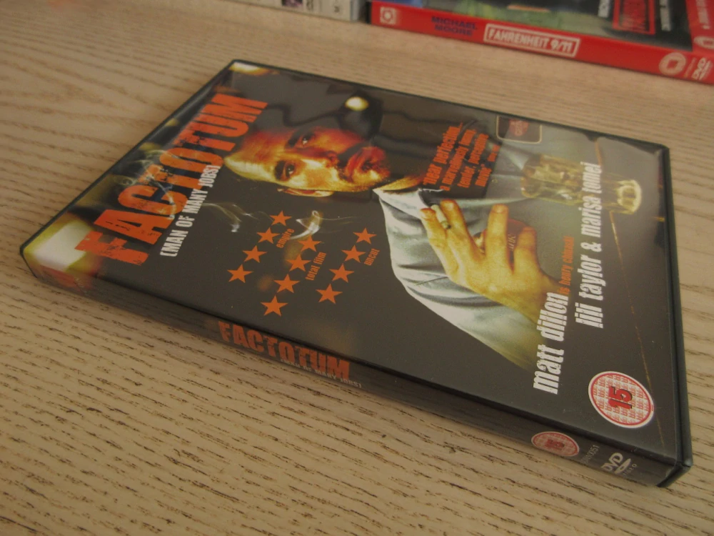 FAKTÓTUM, M.DILLON, C.BUKOWSKI, GB OBAL, ČESKÉ DVD FILM