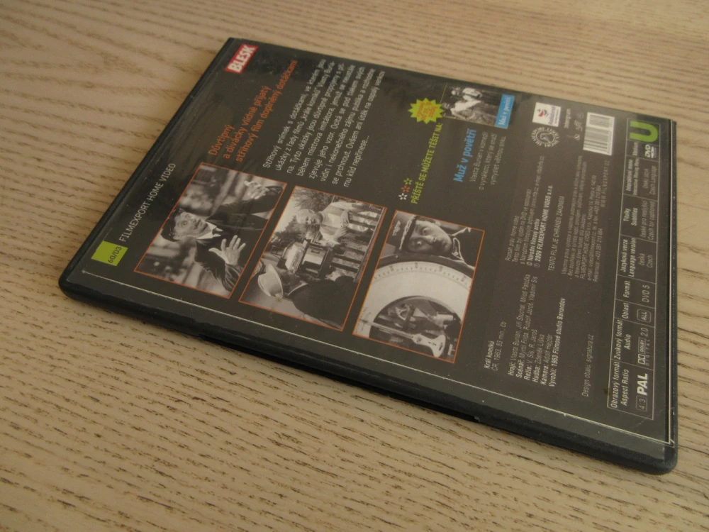 KRÁL KOMIKŮ, V. BURIAN, J. ŠTUCHAL, DVD FILM ČR