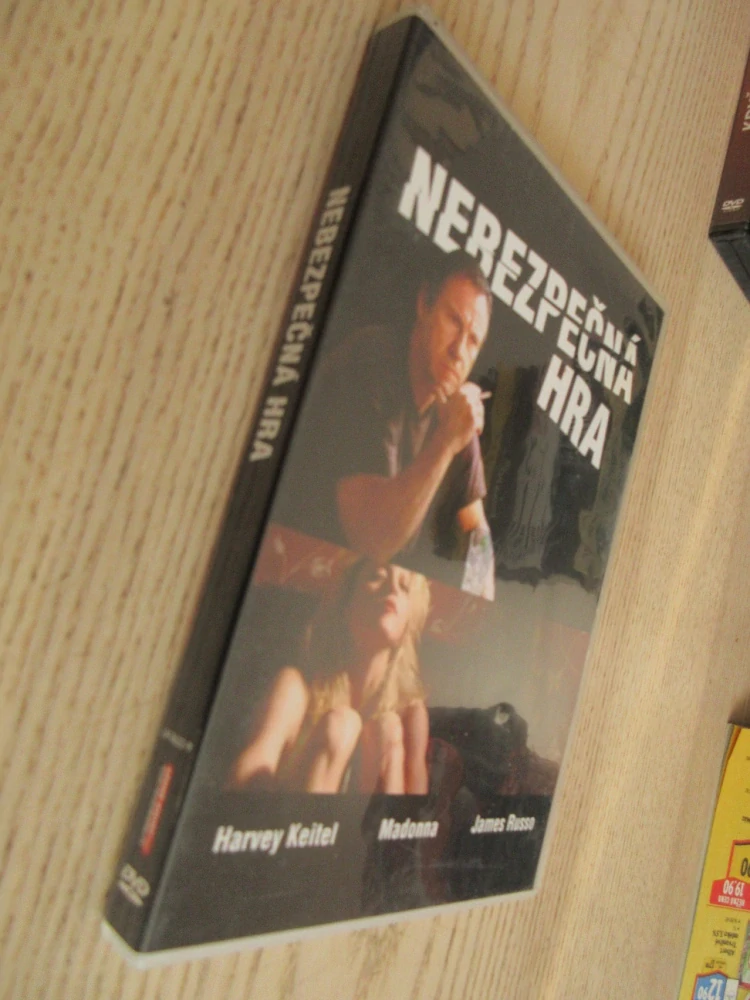 NEBEZPEČNÁ HRA, MADONNA, H. KEITEL, J. RUSSO, DVD FILM
