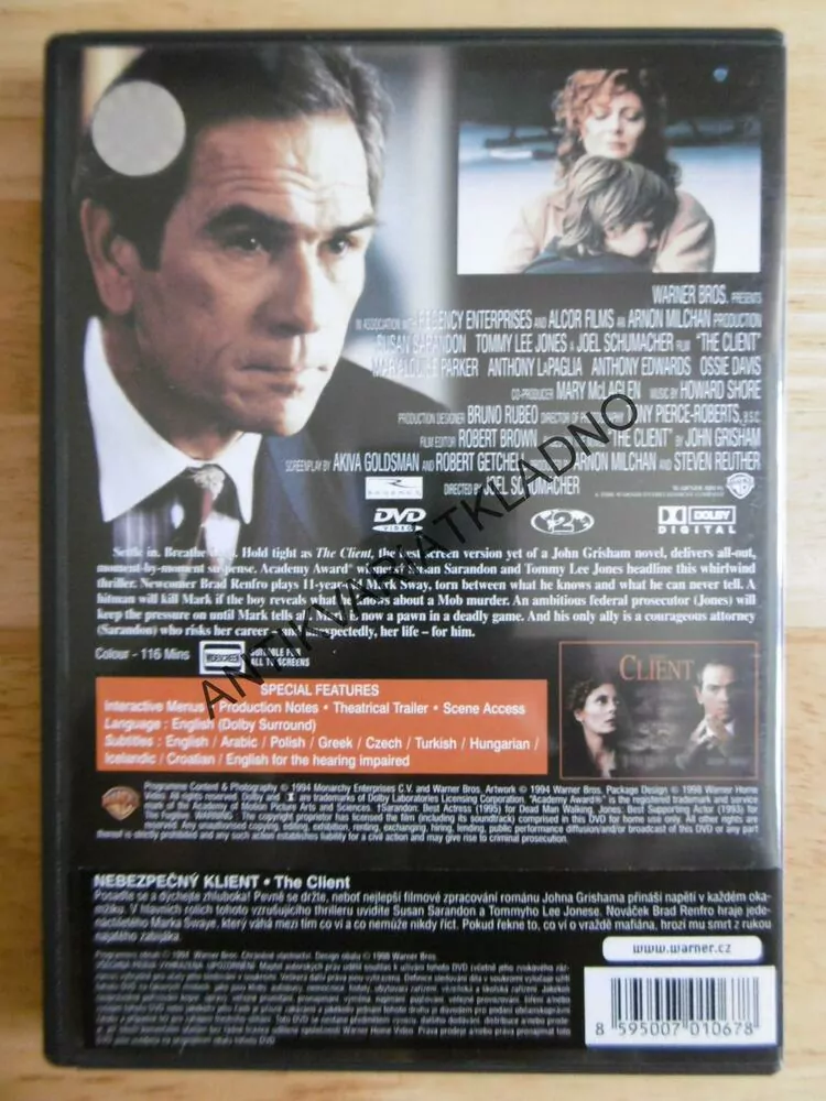 THE CLIENT, DVD FILM