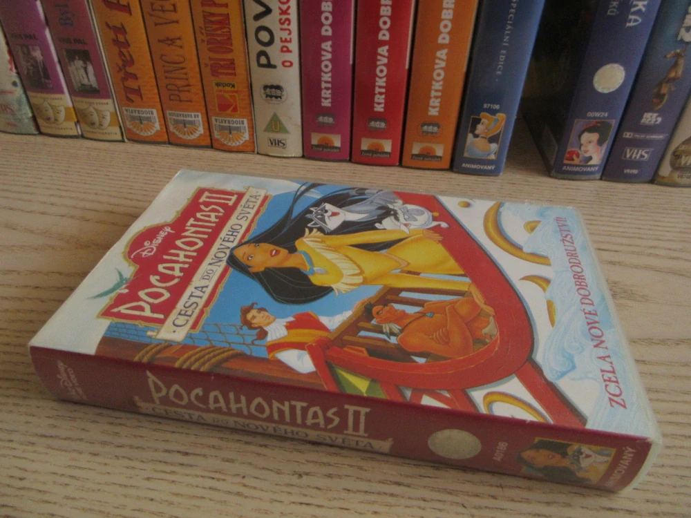 POCAHONTAS II: CESTA DO NOVÉHO SVĚTA, VHS VIDEOKAZETA