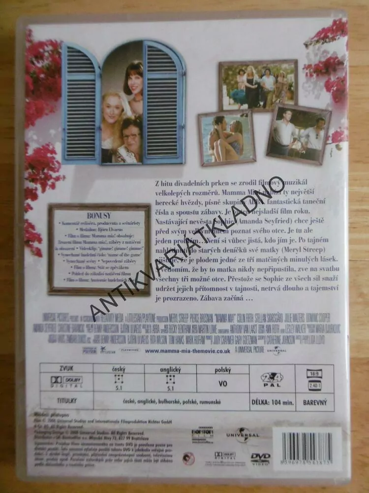 MAMMA MIA!, DVD FILM