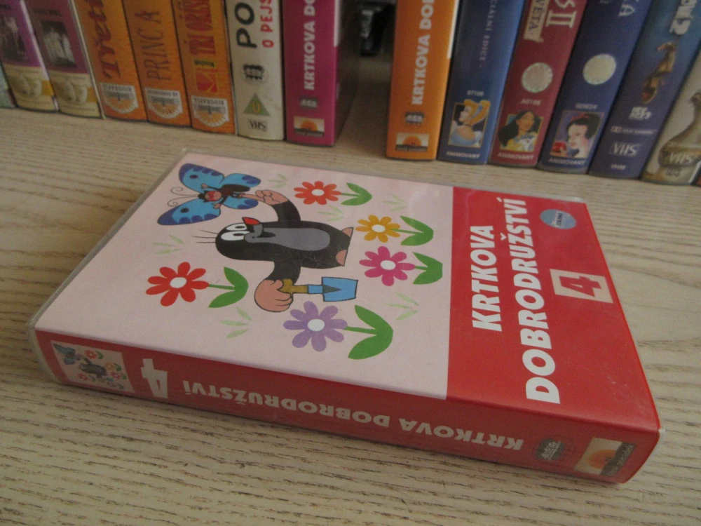 KRTKOVA DOBRODRUŽSTVÍ 4, VHS VIDEOKAZETA