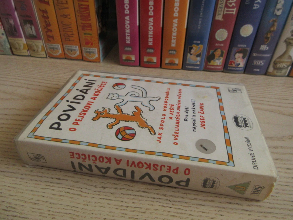 POVÍDÁNÍ O PEJSKOVI A KOČIČCE, VHS VIDEOKAZETA