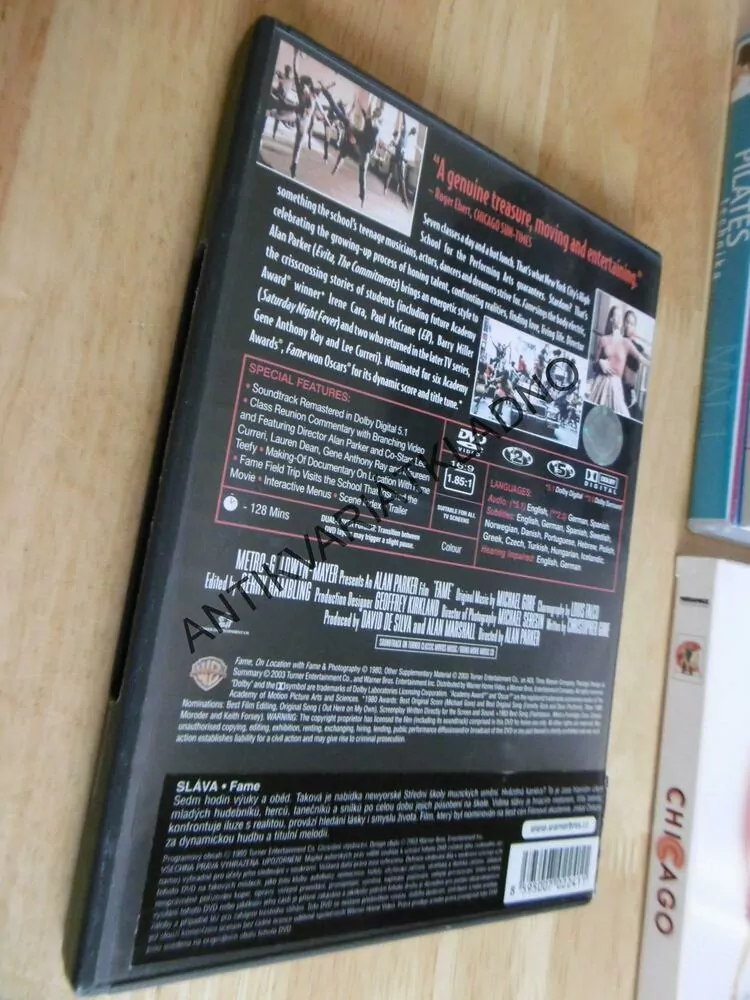 FAME, DVD FILM