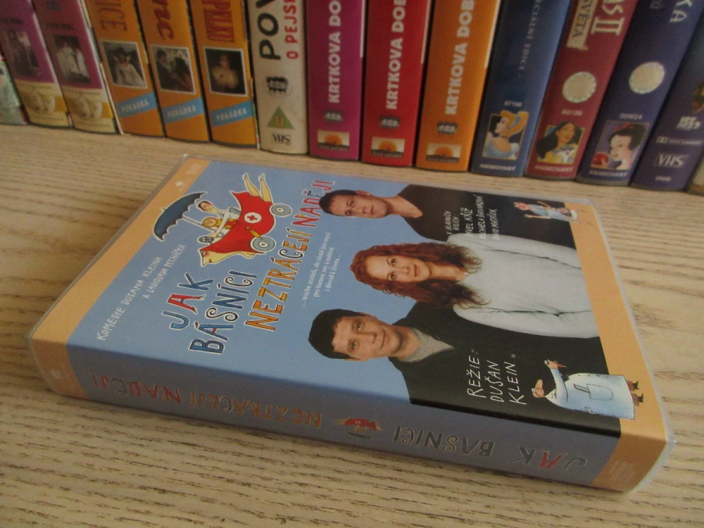 JAK BÁSNÍCI NEZTRÁCEJÍ NADĚJI, P. KŘÍŽ, M. BADINKOVÁ, J. SOMR, VHS VIDEOKAZETA
