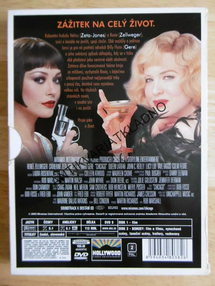 CHICAGO, DVD FILM