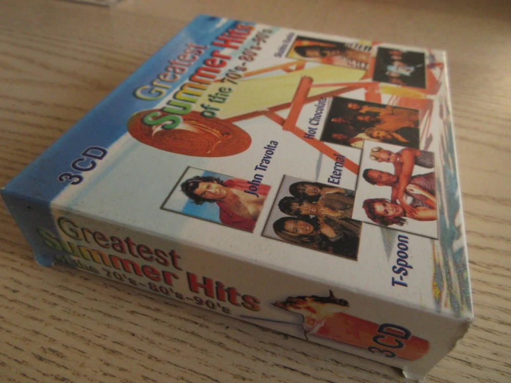 GREATEST SUMMER HITS OF THE 70'S-80'S-90'S, 3X CD HUDBA