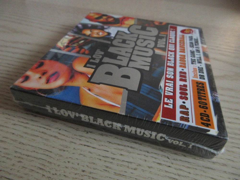 I LOV' BLACK MUSIC VOL. 1, 4X CD HUDBA