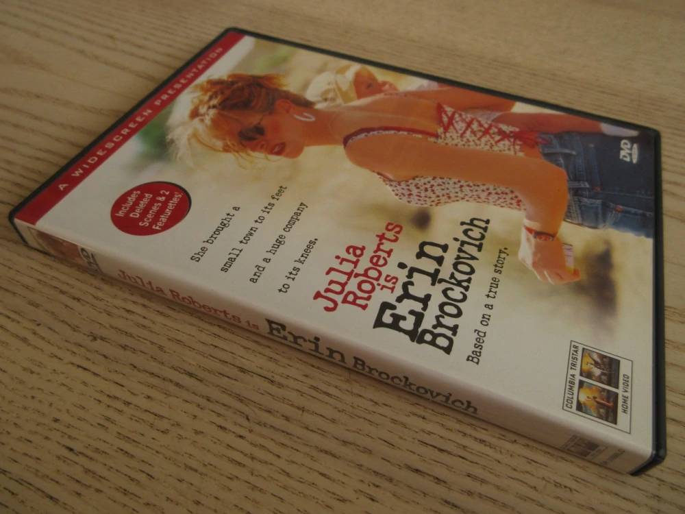 ERIN BROCKOVICH, J.ROBERTS, GB OBAL, ČESKÉ TITULKY, DVD FILM