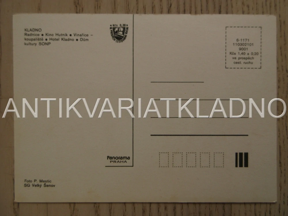 KLADNO, RADNICE, KINO HUTNÍK, VINAŘICE - KOUPALIŠTĚ, HOTEL KLADNO