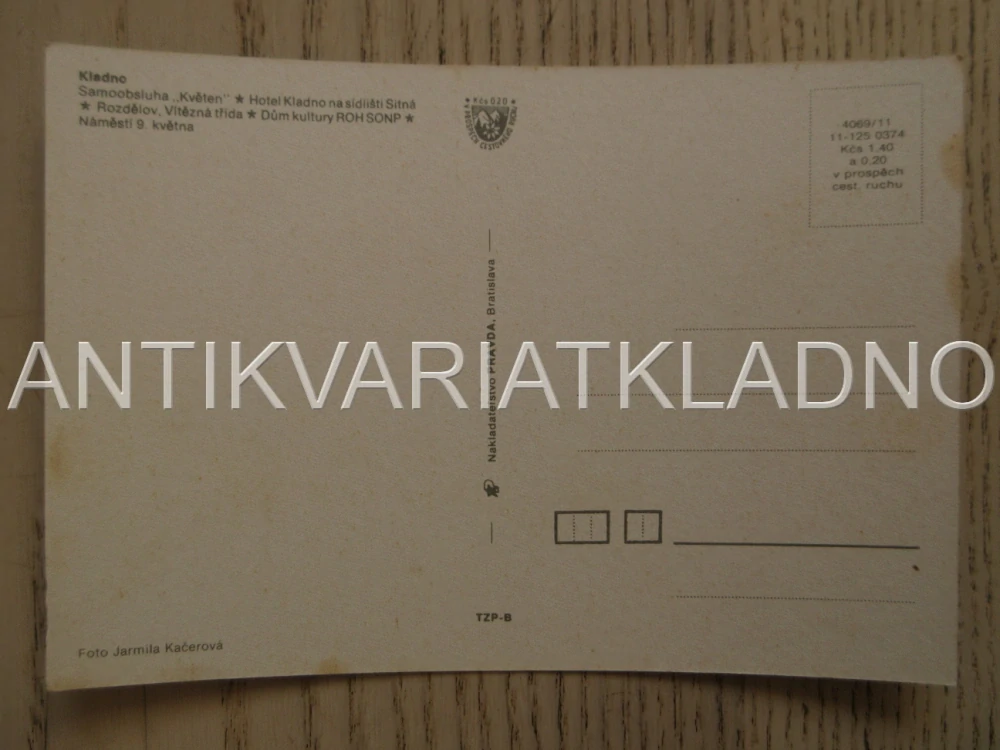 KLADNO, HOTEL KLADNO, SÍDLIŠTĚ SÍTNÁ, DŮM KULTURY ROH SONP, ROZDĚLOV, OKRES KLADNO