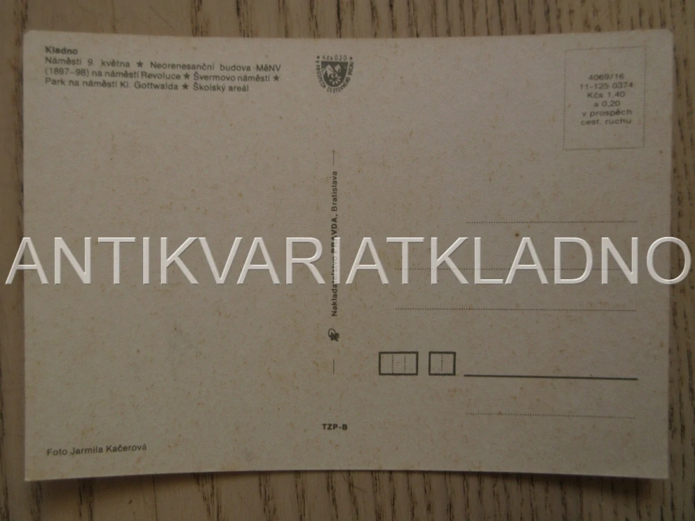 KLADNO, ŠVERMOVO NÁMĚSTÍ, ŠKOLSKÝ AREÁL, NÁMĚSTÍ, NEORENESANČNÍ BUDOVA MĚNV, OKRES KLADNO