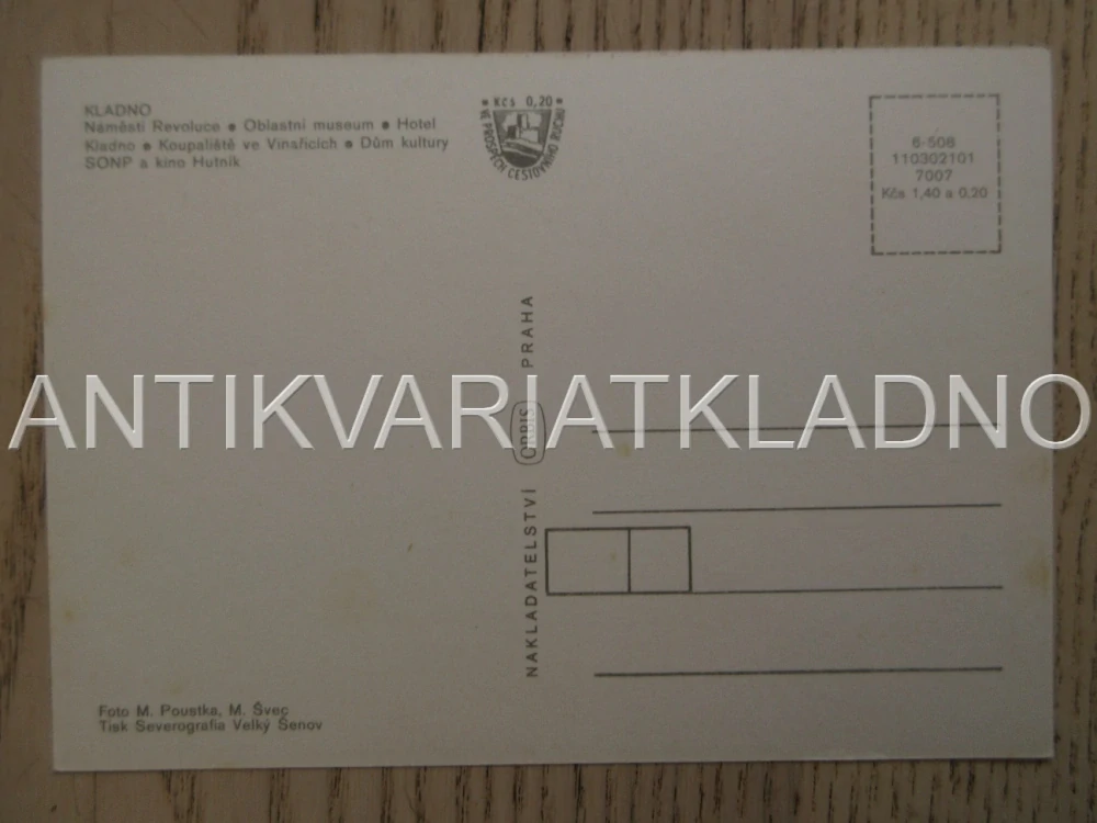 KLADNO, KINO HUTNÍK, DŮM KULTURY, OBLASTNÍ MUZEUM, HOTEL, NÁMĚSTÍ REVOLUCE, OKRES KLADNO