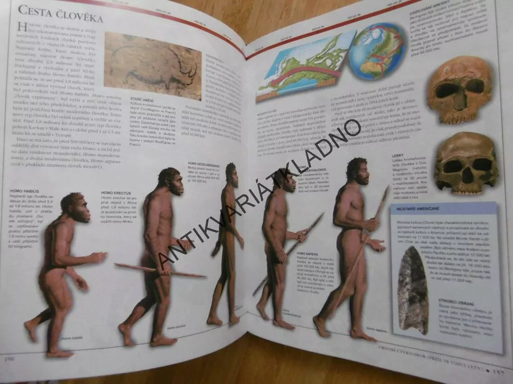 PREHISTORICKÝ ATLAS ,VÝVOJ PLANETY ZEMĚ, DOUGLAS PALMER, **an
