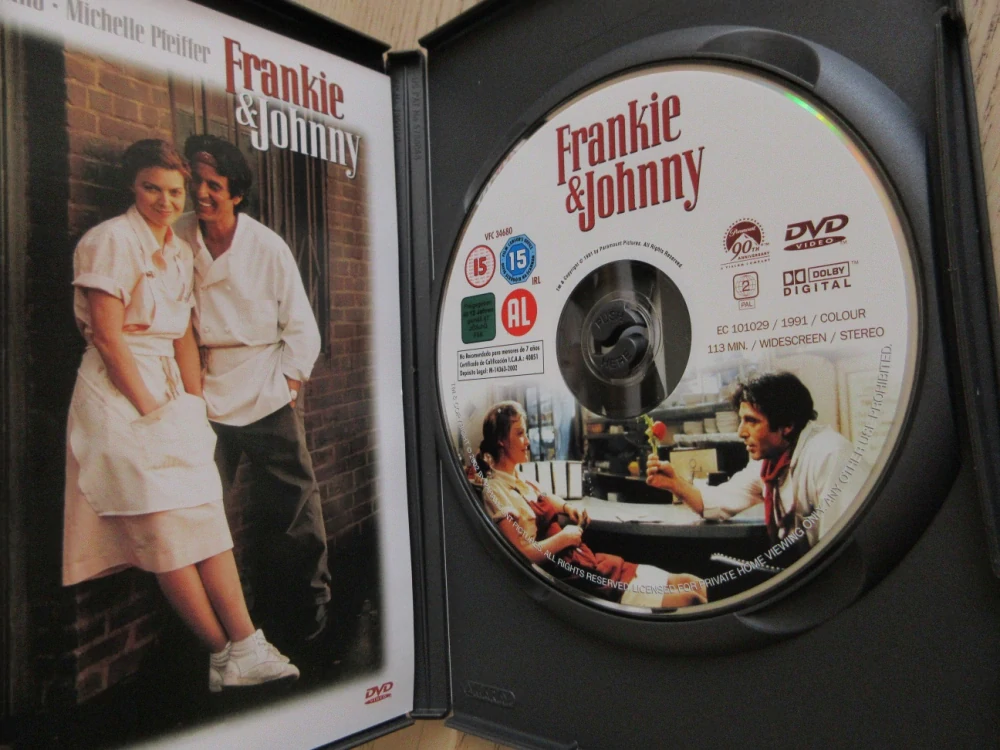 FRANKIE A JOHNNY, AL PACINO, GB OBAL, ČESKÉ TIT. DVD FILM