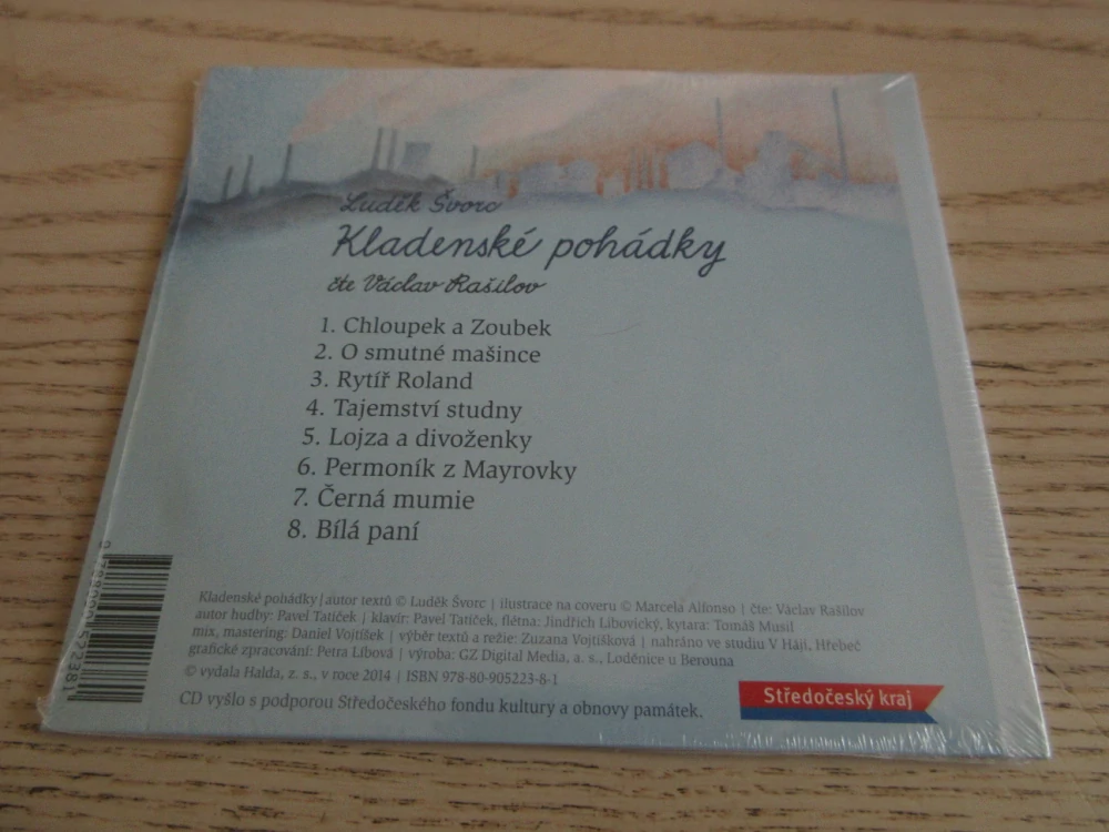 KLADENSKÉ POHÁDKY, LUDĚK ŠVORC, V. RAŠILOV, KLADNO, CD MLUVENÉ SLOVO