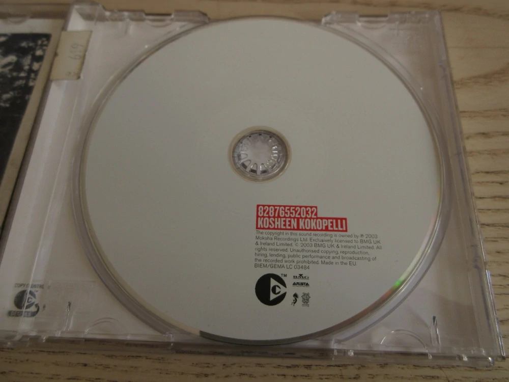 KOSHEEN KOKOPELLI, CD HUDBA