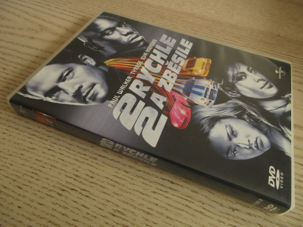 RYCHLE A ZBĚSILE 2., PAUL WALKER , TYRESE, MENDES, DVD FILM