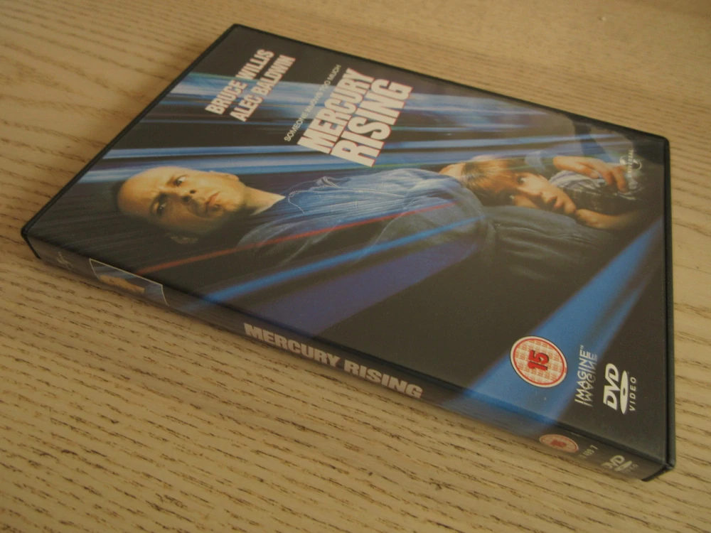 MERCURY, BRUCE WILLIS, BALDVIN, GB OBAL, ČEŠTINA, DVD FILM