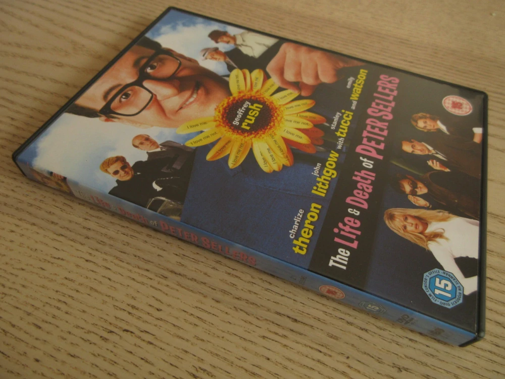 ŽIVOT A SMRT PETERA SELLERSE, THERON, GB OBAL, ČESKÉ DVD, DVD FILM