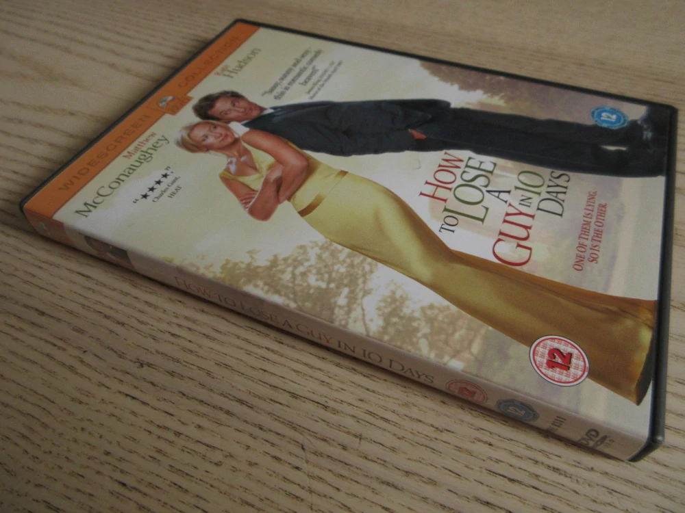 JAK ZTRATIT KLUKA V 10 DNECH, K.HUDSON, GB OBAL, ČESKÝ DABING, DVD FILM