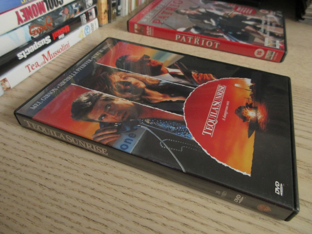 TEQUILA SUNRISE, M.GIBSON, K.RUSSELL, GB OBAL, ČESKÉ TITULKY, DVD FILM