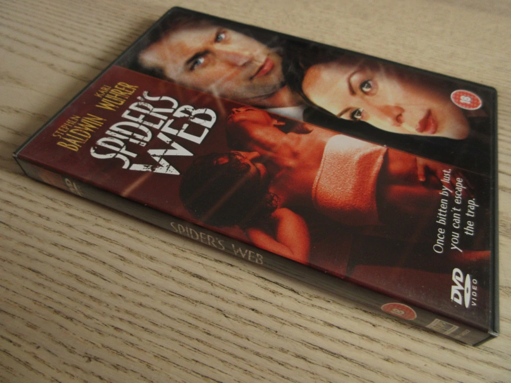 PAVOUČÍ SÍŤ, S.BALDWIN, GB OBAL, ČESKÉ TIT. DVD FILM