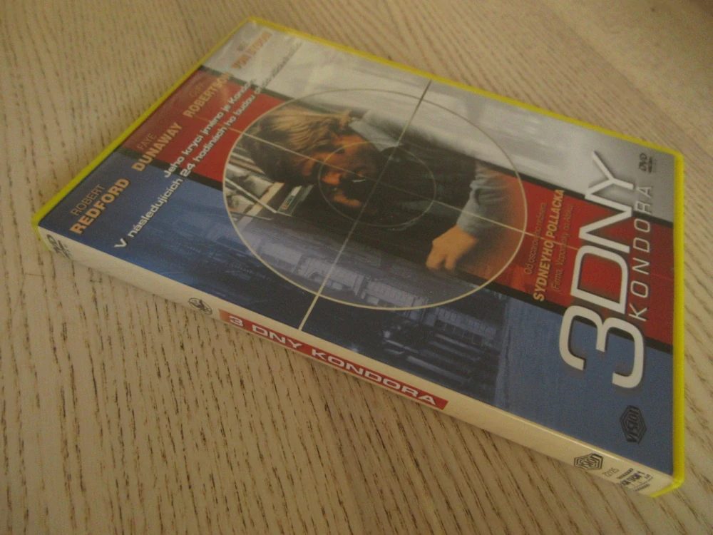 3 DNY KONDORA, R.REDFORD, GB OBAL, ČESKÉ DVD FILM