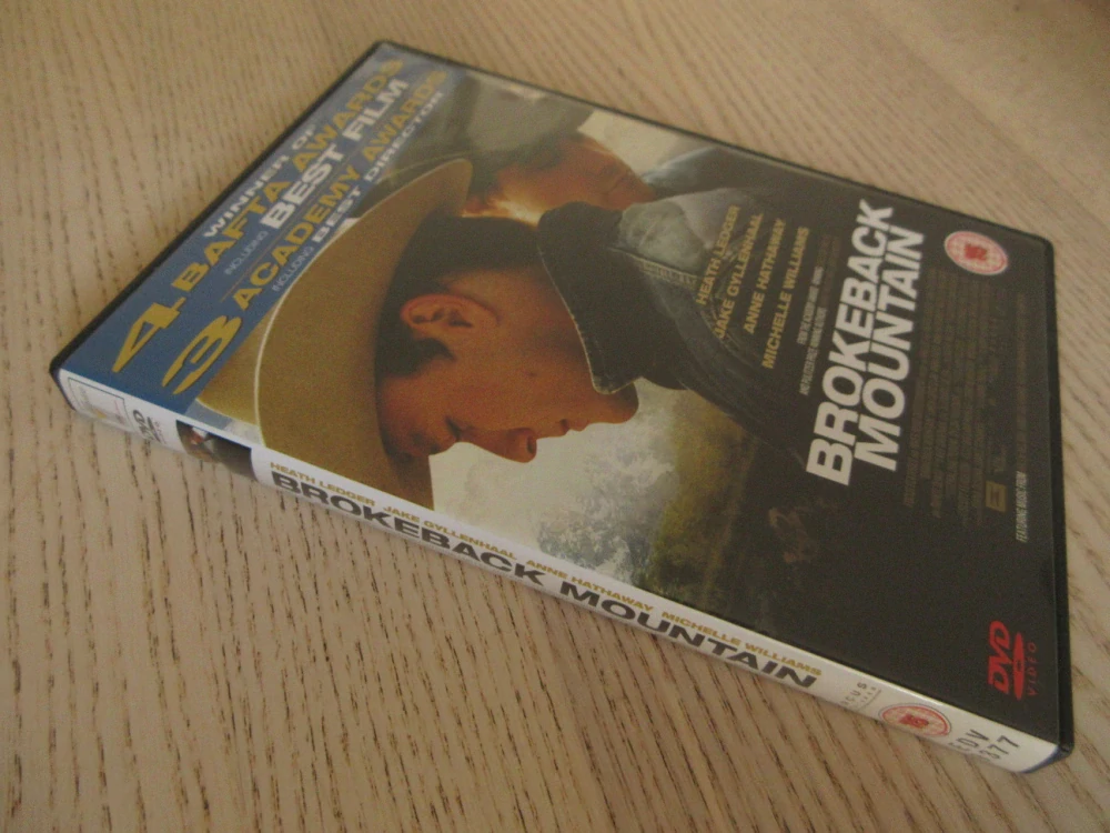 ZKROCENÁ HORA, H.LEDGER, GB OBAL, ČESKÉ DVD FILM