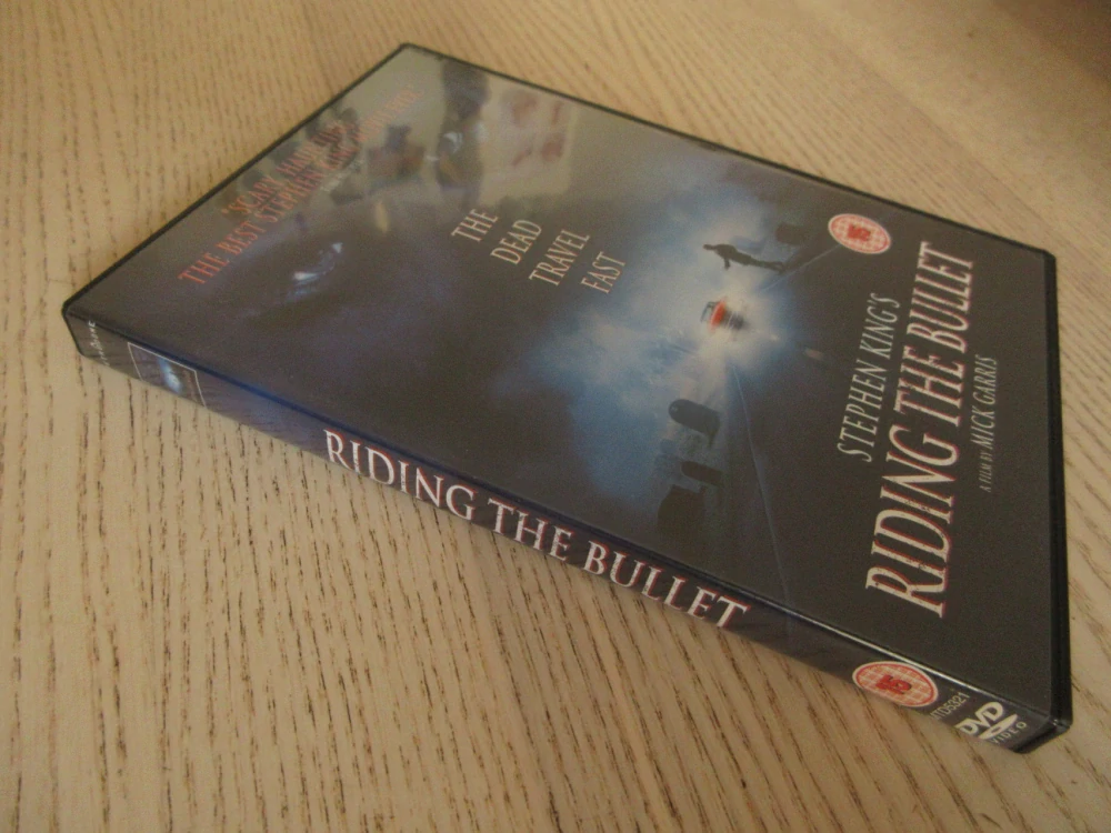 JÍZDA NA STŘELE, S.KING, GB OBAL, ČESKÉ DVD FILM