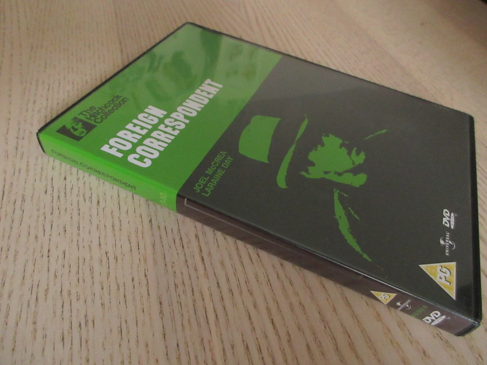 ZAHRANIČNÍ KORESPONDENT, HITCHCOCK, J.MCCREA, GB OBAL, ČESKÉ TIT. DVD FILM