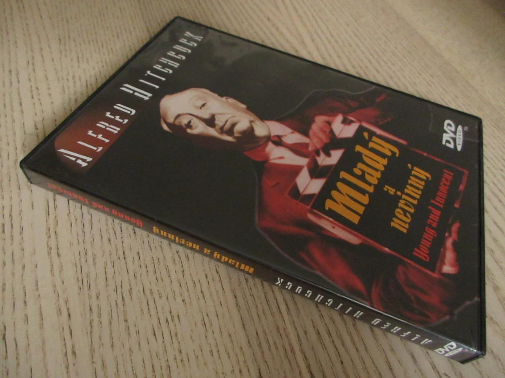 MLADÝ A NEVINNÝ, HITCHCOCK, ČESKÉ DVD FILM