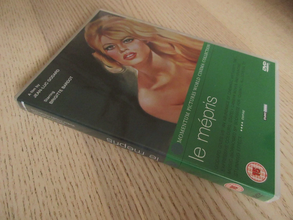 POHRDÁNÍ, GODARD, B.BARDOT, GB OBAL, ČESKÉ TIT. DVD FILM