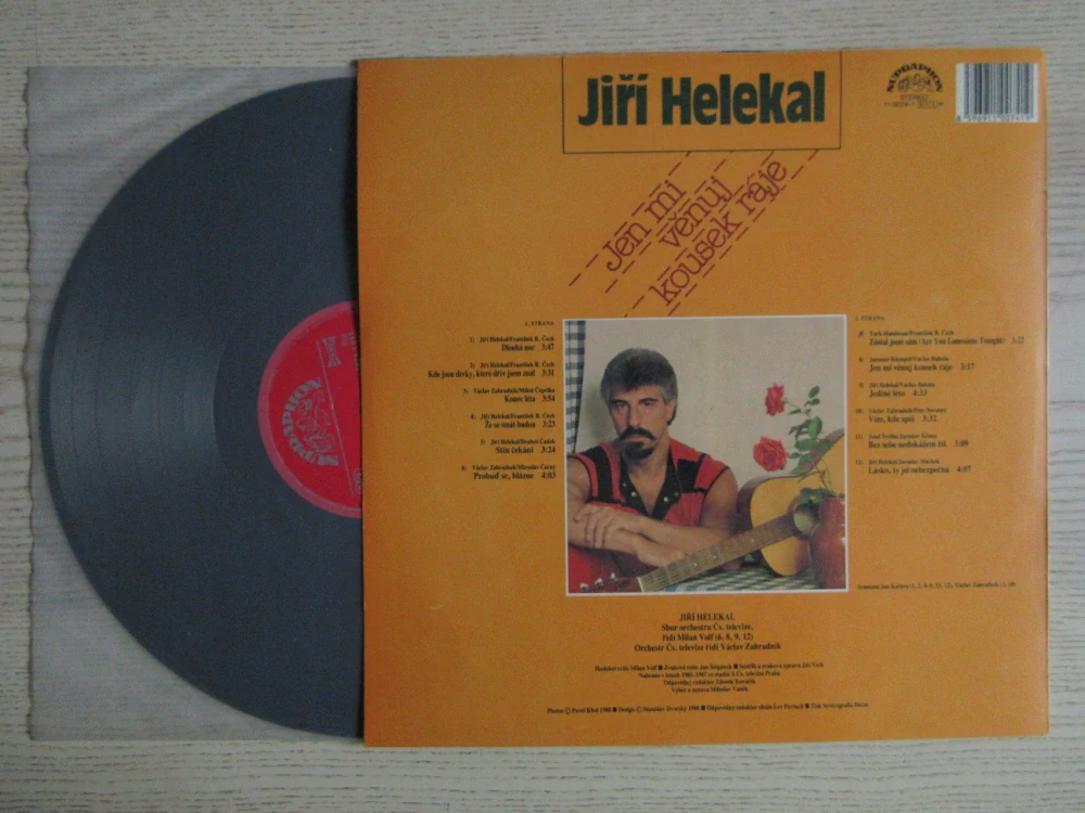 JEN MI VĚNUJ KOUSEK RÁJE, JIŘÍ HELEKAL, GRAMODESKA