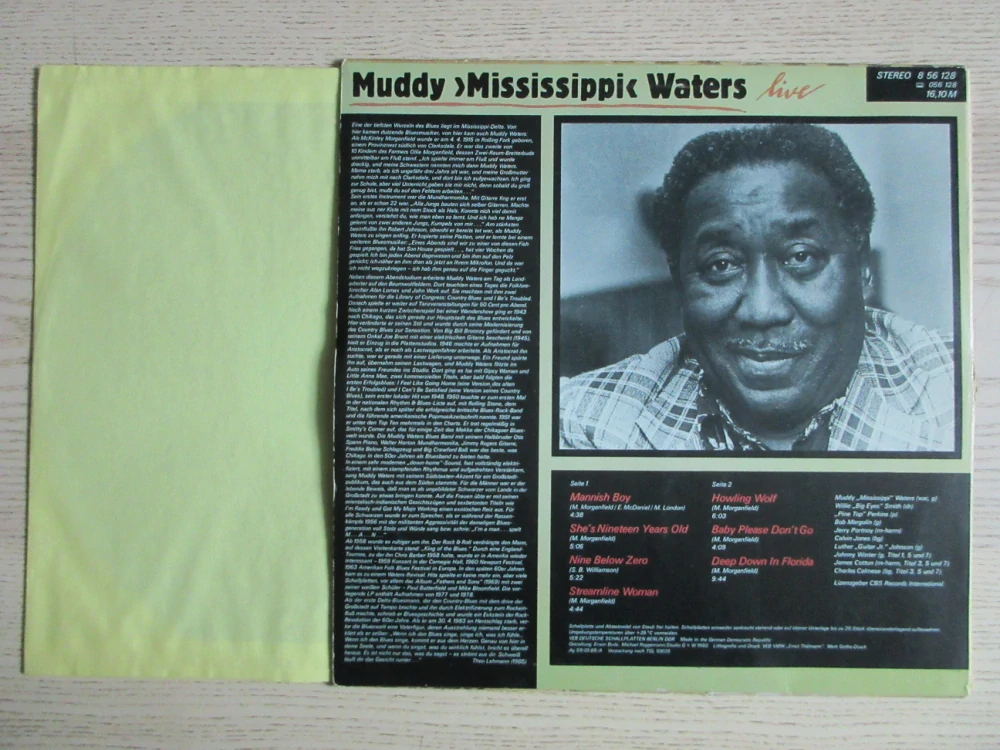 MUDDY MISSISSIPPI WATERS, LIVE, GRAMODESKA