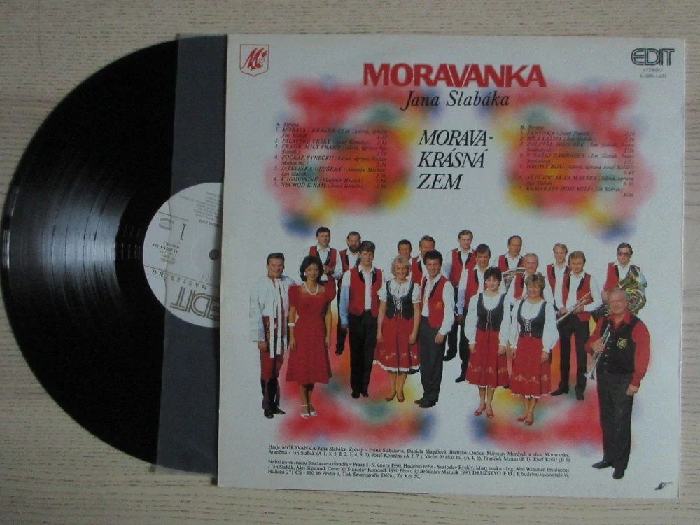 MORAVANKA JANA SLABÁKA, MORAVA KRÁSNÁ ZEM, GRAMODESKA