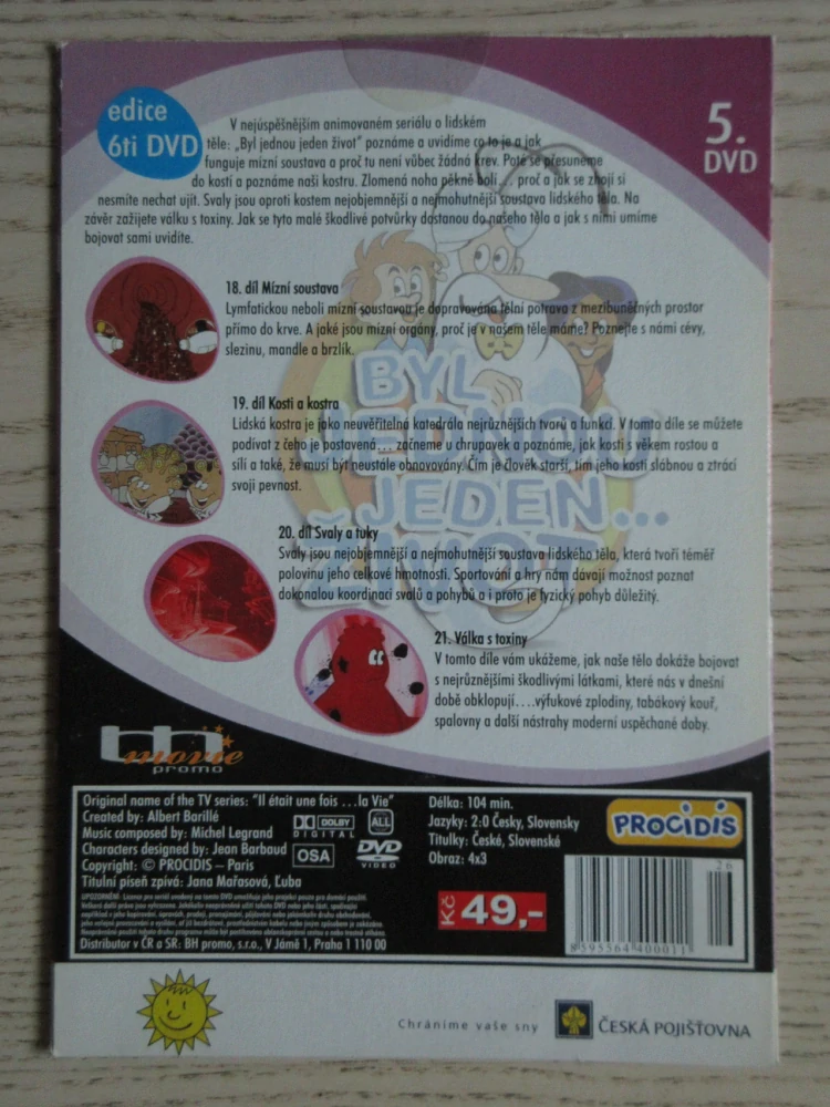 BYL JEDNOU JEDEN ŽIVOT 5, DVD FILM