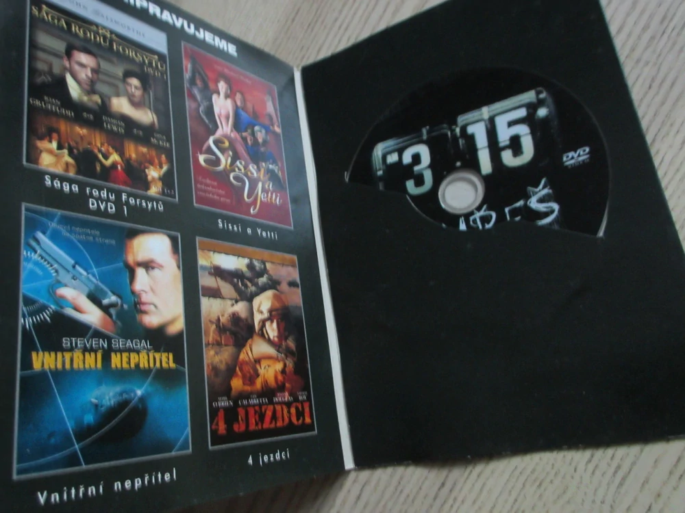 VE 3:15 ZEMŘEŠ, DVD FILM