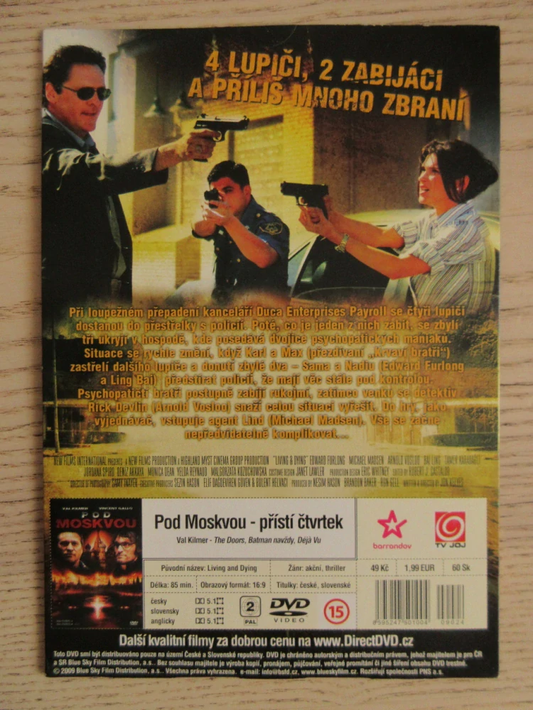 KRVAVÁ LOUPEŽ, M. MADSEN, B. LING, E. FURLONG, DVD FILM