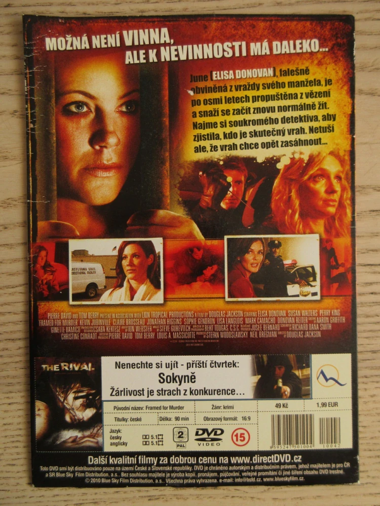 ODSOUZENA ZA VRAŽDU, E. DONOVAN, S. WALTERS, P. KING, DVD FILM