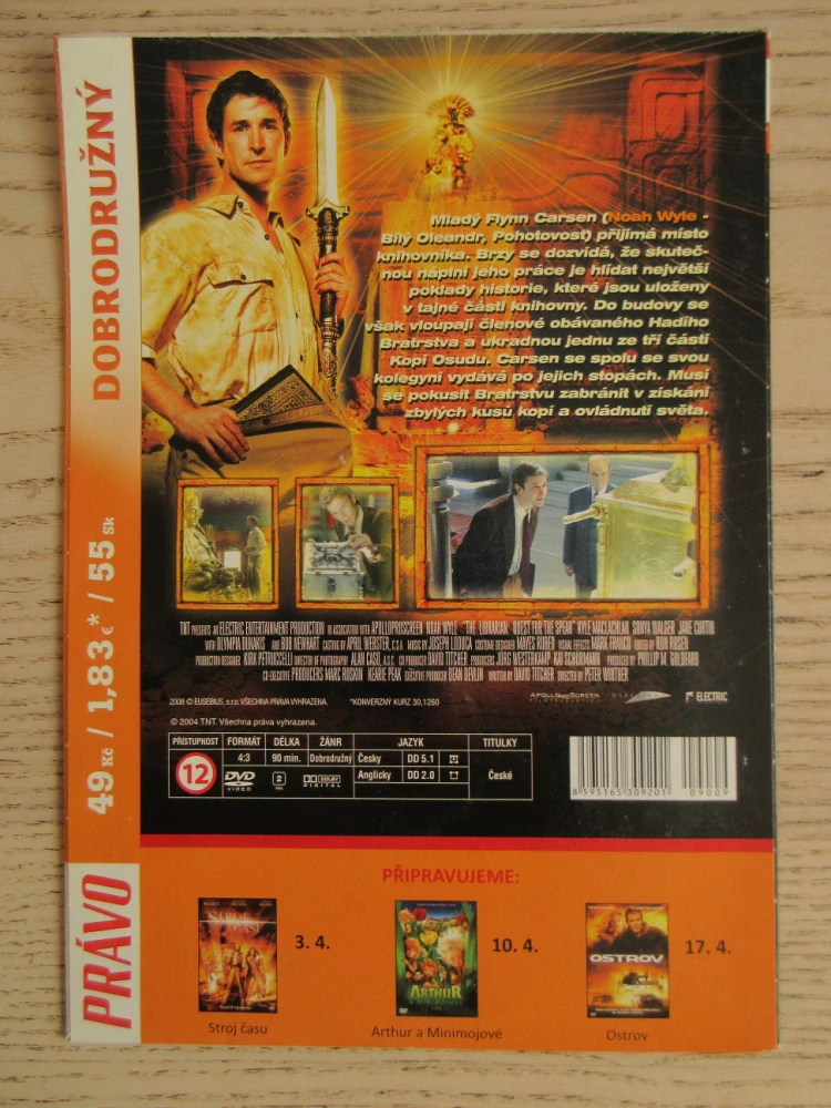 FLYNN CARSEN: HONBA ZA KOPÍM OSUDU, DVD FILM