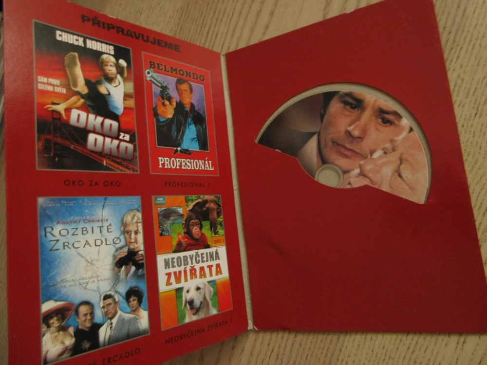 DVA MUŽI VE MĚSTĚ, A. DELON, J. GABIN, DVD FILM