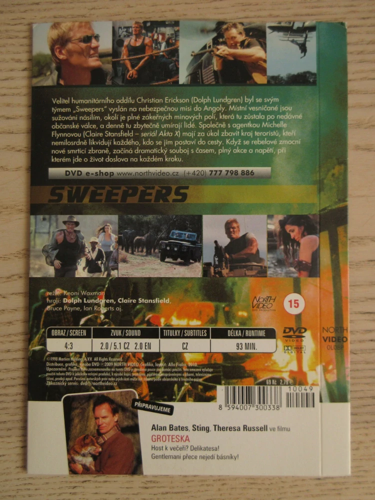 ODSTŘELOVAČ, D. LUNDGREN, B. PAYNE, DVD FILM