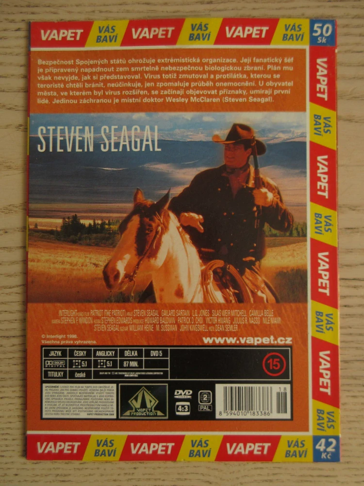 PATRIOT, S. SEAGAL, DVD FILM