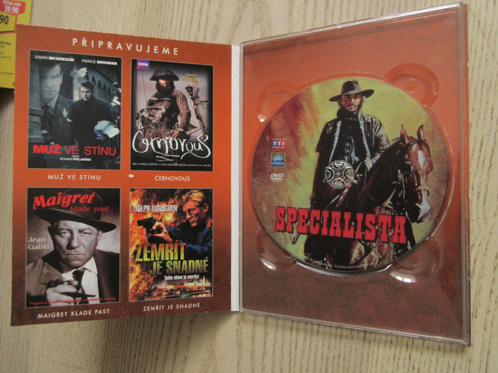 SPECIALISTA, J. HALLYDAY, DVD FILM