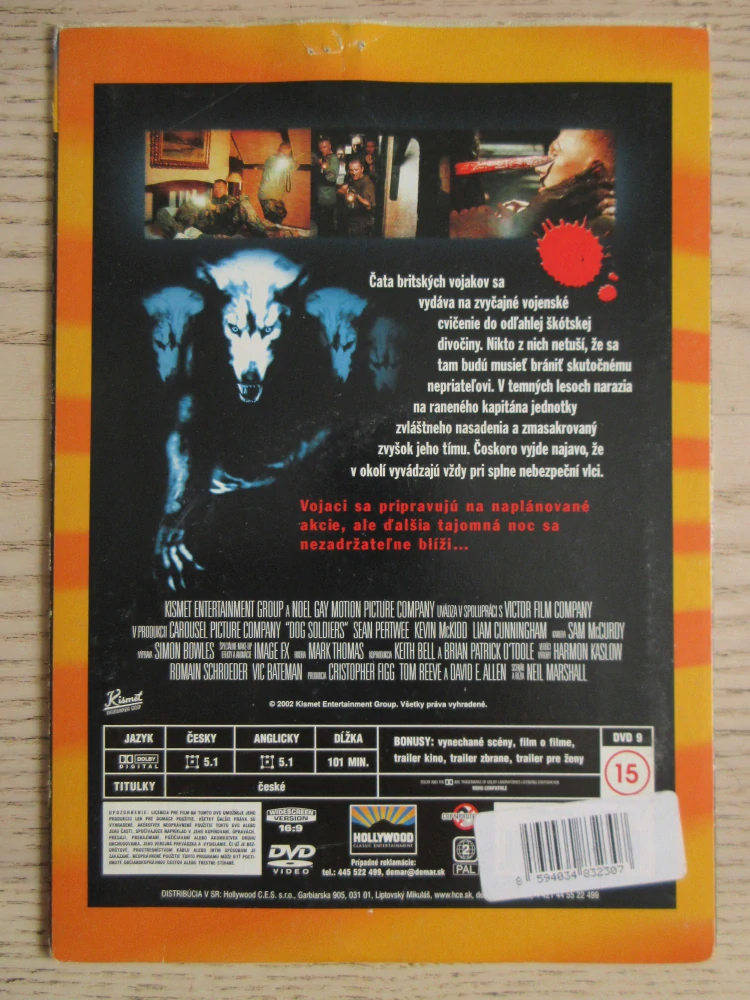PSÍ VOJÁCI, S. PERTWEE, K. MCKIDD, DVD FILM