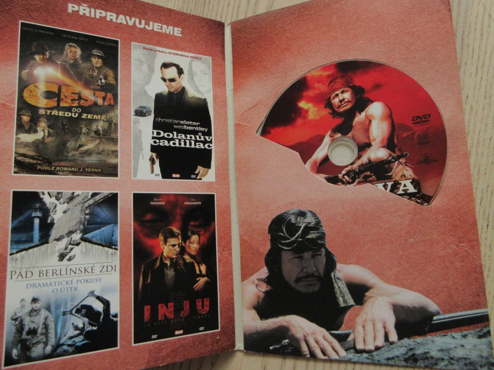 CHATOVA ZEMĚ, CH. BROSNON, J. PALANCE, DVD FILM